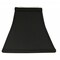 Edge Collections - Black - Traditional Square Bell Lampshade for Elegant Lighting - 1 Piece